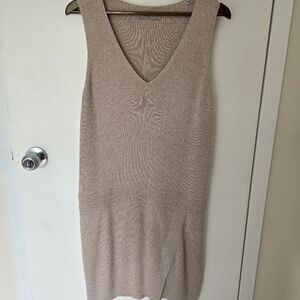 AllSaints beige sweater dress. Size large